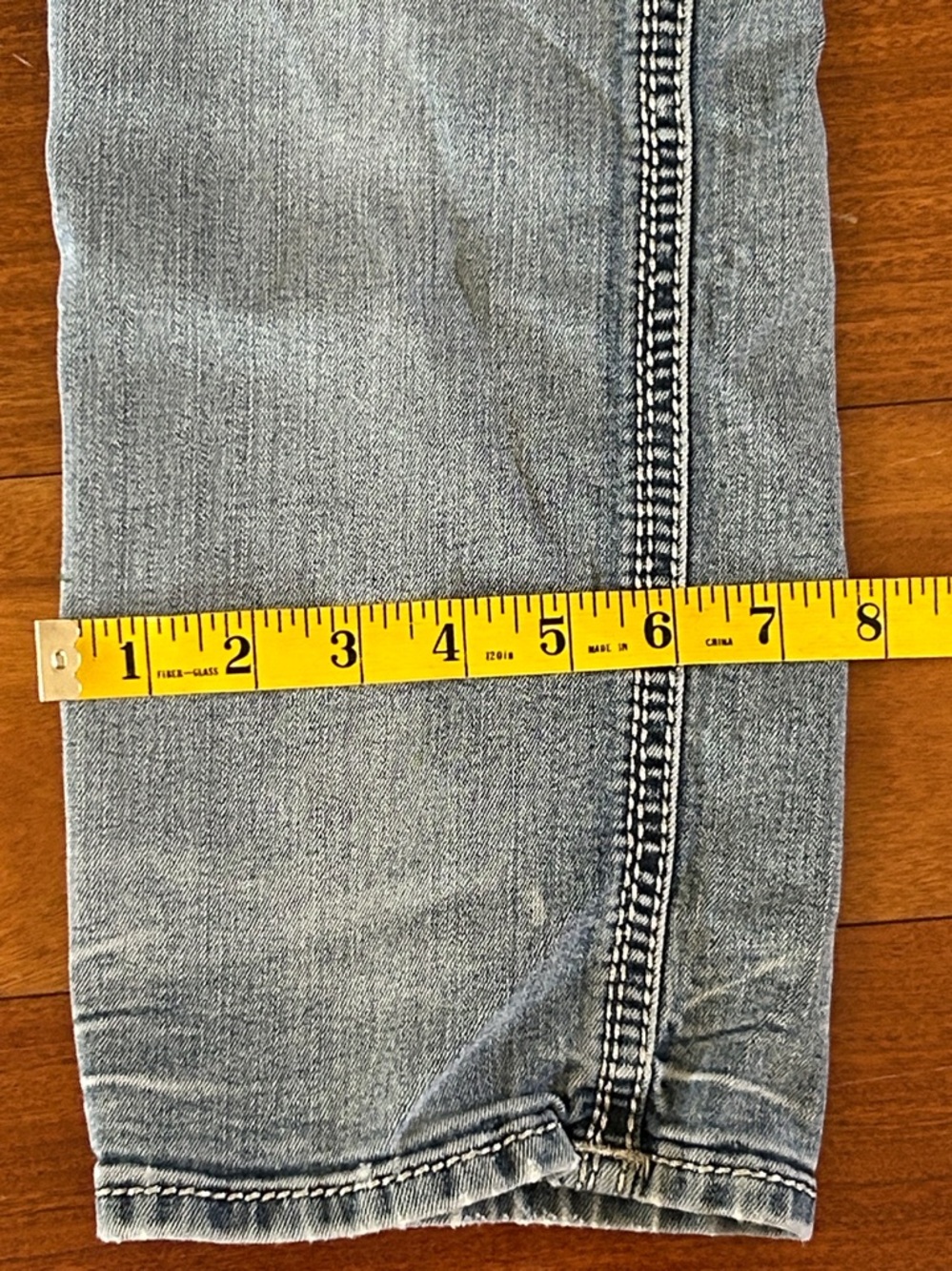 Rock Revival Luz Easy Straight Bedazzled Jeans Size 34 - Picture 12 of 15